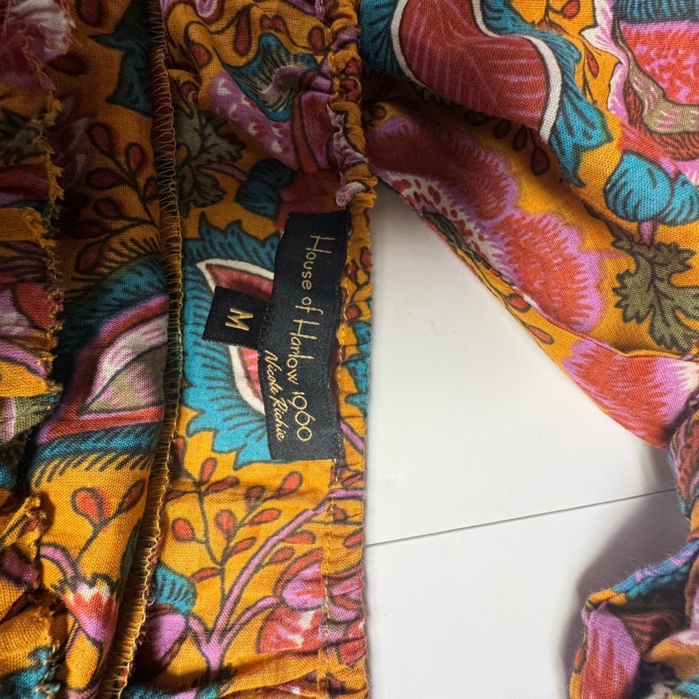House of Harlow 1960 Vibrant Floral Maxi Dress boho - Picture 6 of 8